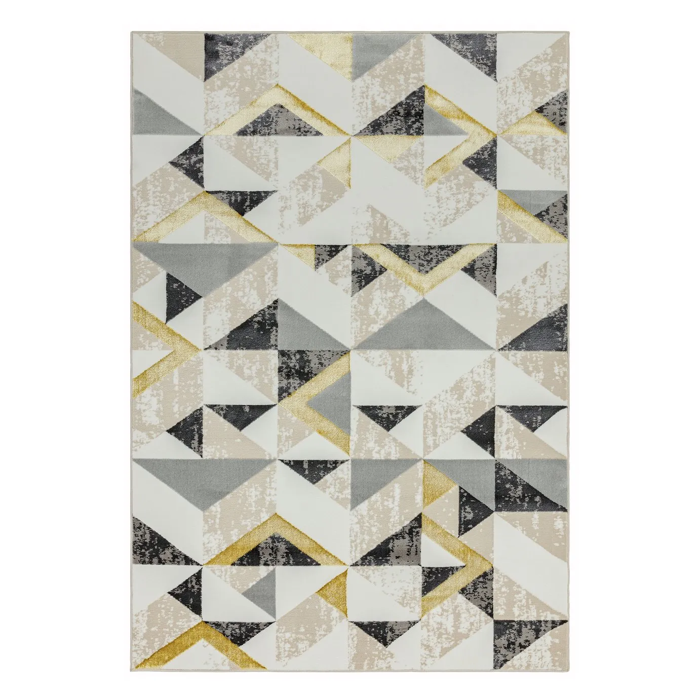 Asiatic Orion Shiny Rectangle Woven Rug - 80x150cm - Gold