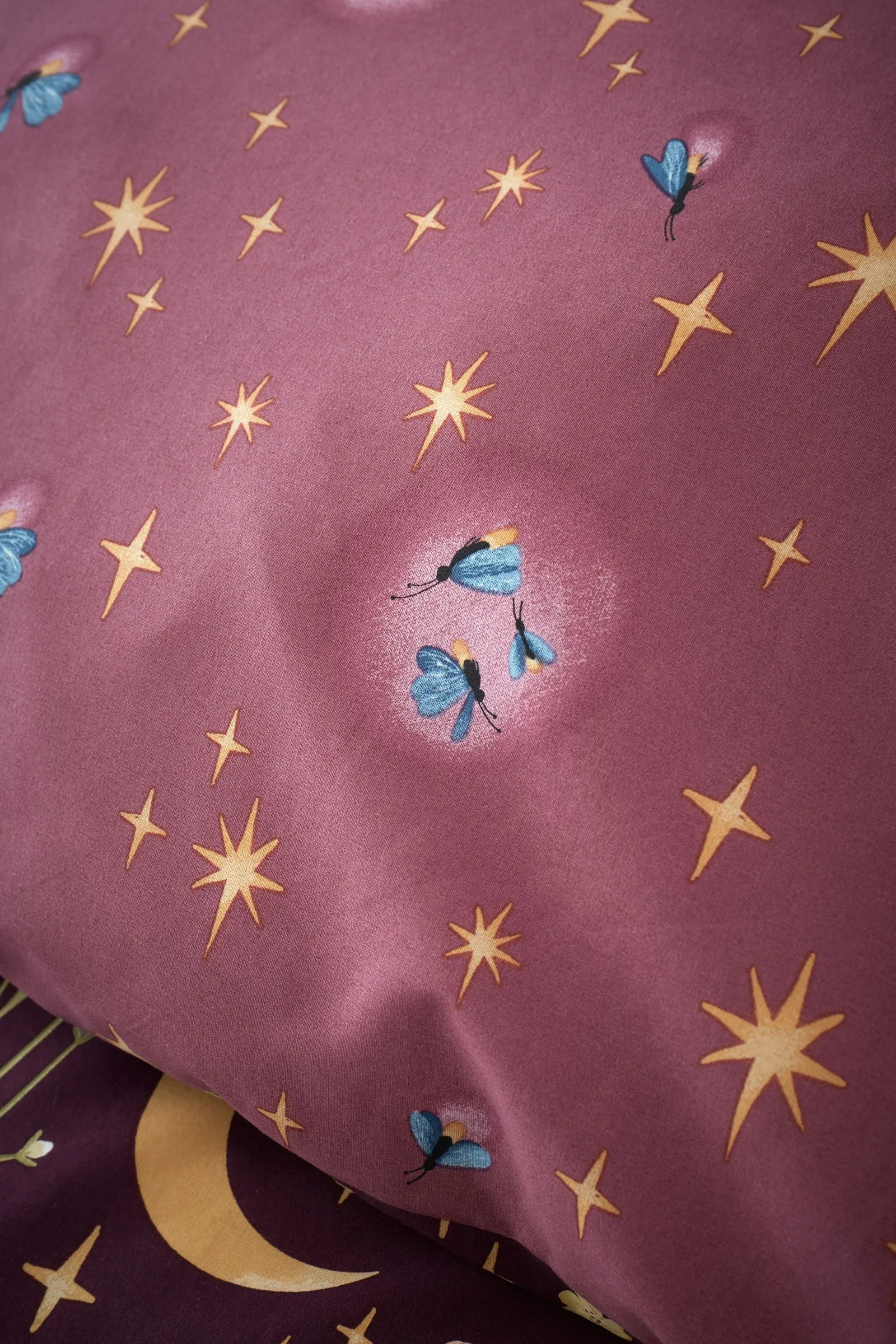 Catherine Lansfield 'Enchanted Twilight Animals' Reversible Duvet Cover Set in Plum 4