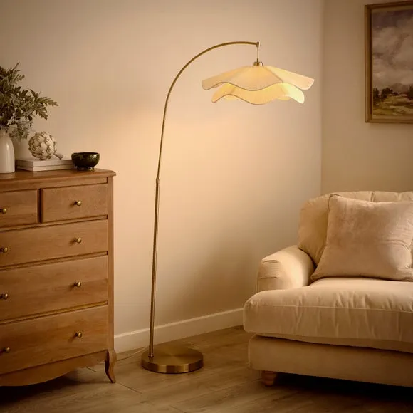 Lilly Adjustable Arc Floor Lamp 2