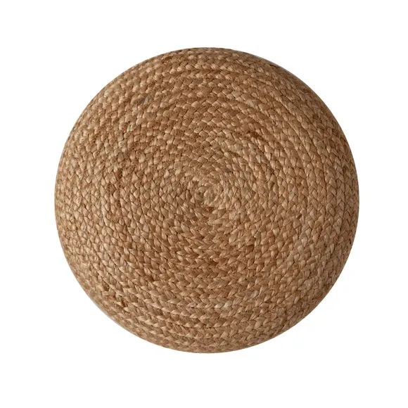 Jute Natural Pouffe 4
