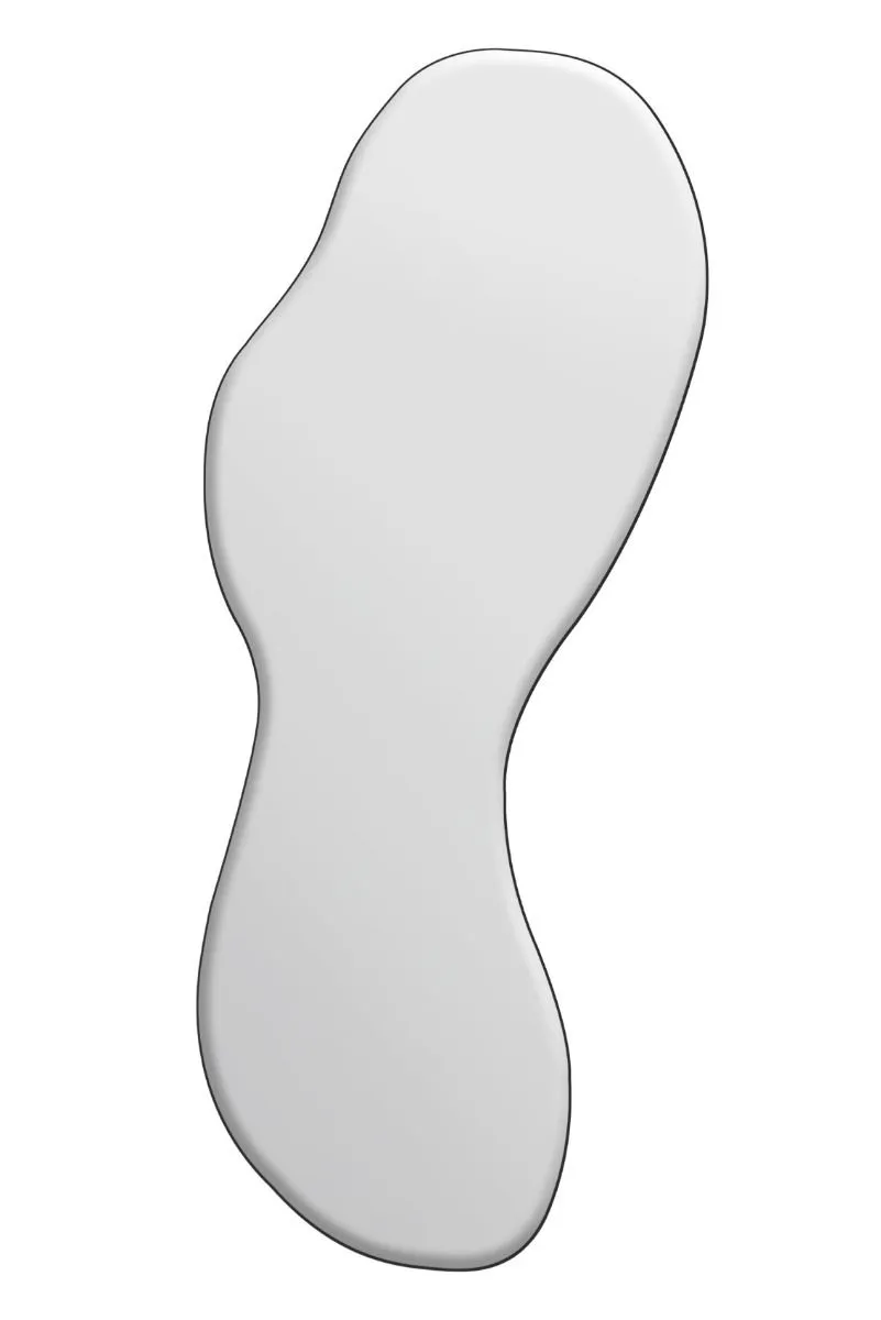 MirrorOutlet The Lacuna - Frameless Pond Wall Mirror 63" X 24" (160CM X 60CM) in Silver 3