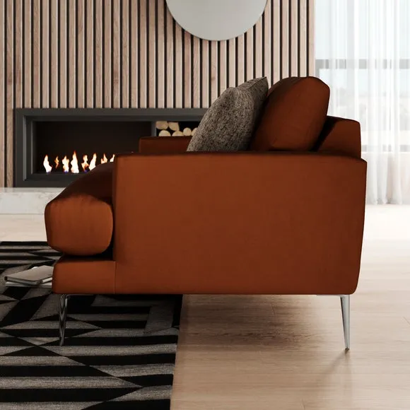 Lawson Matte Plush Velvet Snuggle Chair 2