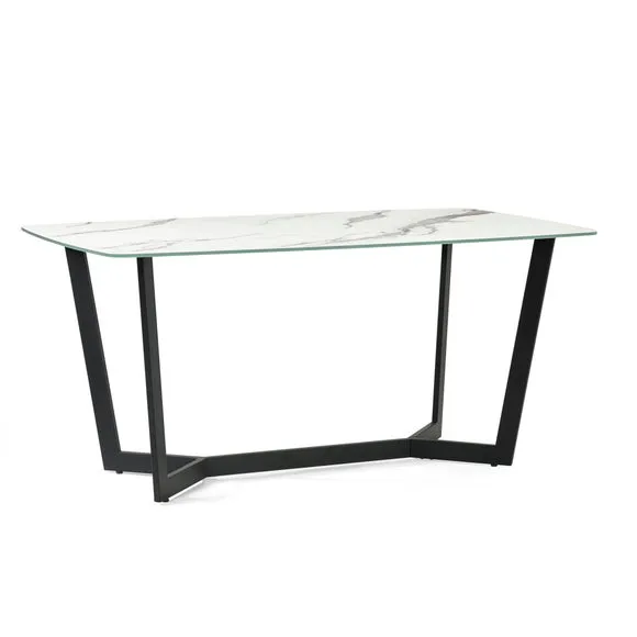 Olympus 6 Seater Dining Table, Marble 2