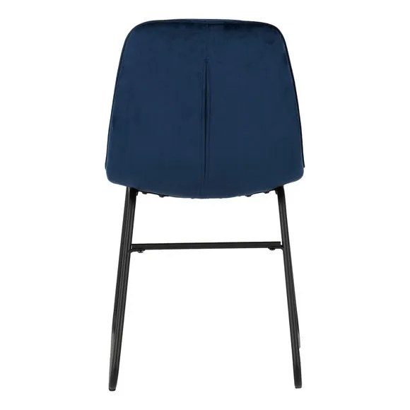 Lukas Set of 2 Dining Chairs, Velvet 6