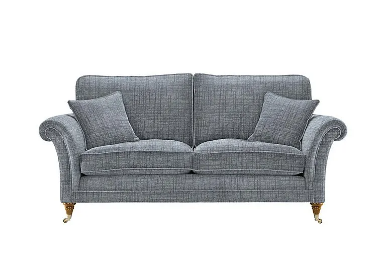 Burghley Large 2 Seater Fabric Sofa - Dash Blue