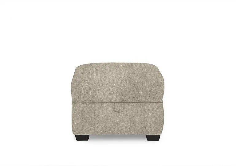 Chill Fabric Storage Footstool - Cream