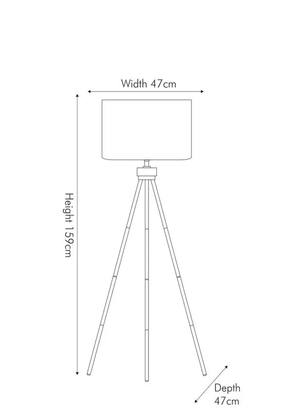 Houston Tripod Floor Lamp 5