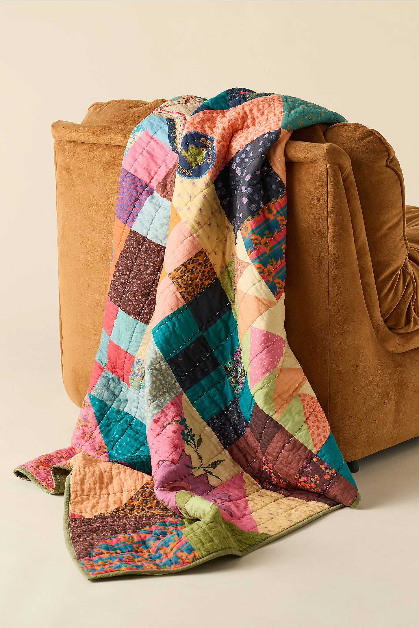 Quirky Patchwork Throw