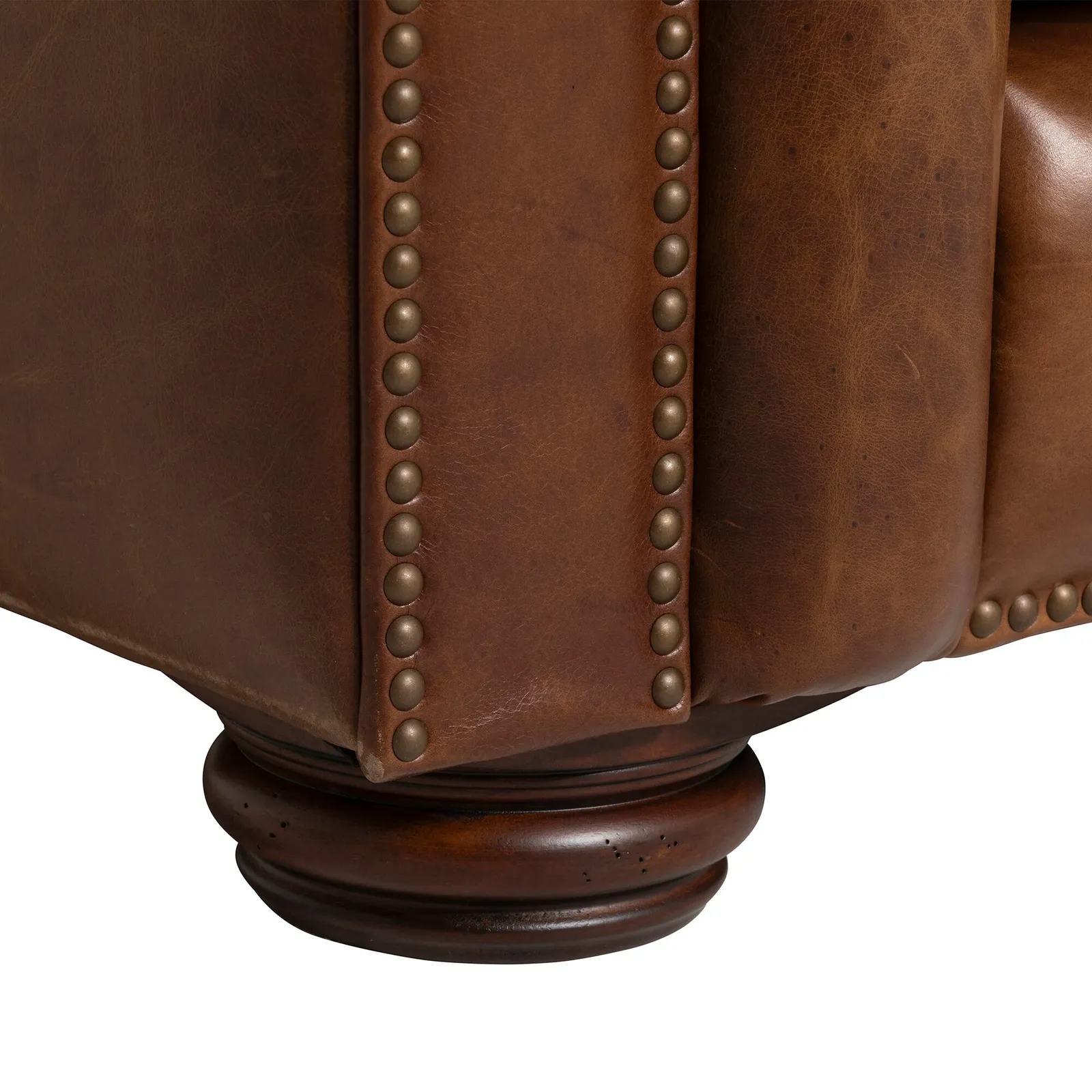 Taunton 3.5 Seater Sofa Split, Brown Fabric & Leather | Barker & Stonehouse 4