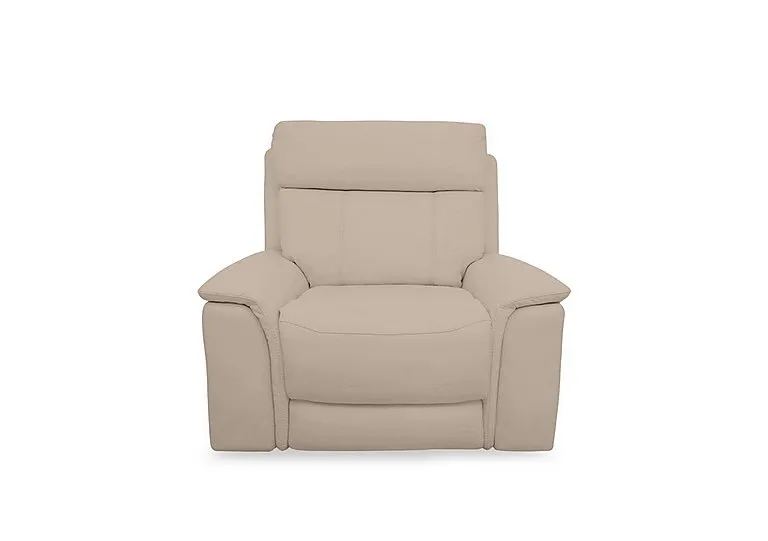 Chill Leather Power Recliner Chair with Bluetooth - BV Pebble
