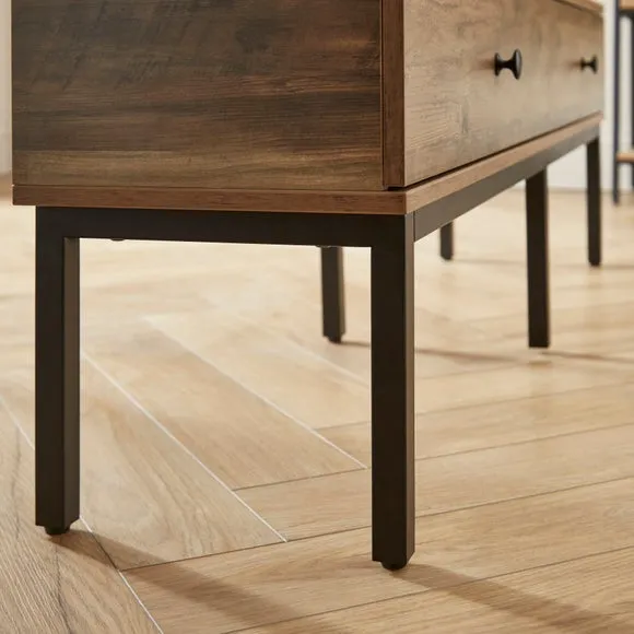 Fulton Pine Storage Dining Bench 3