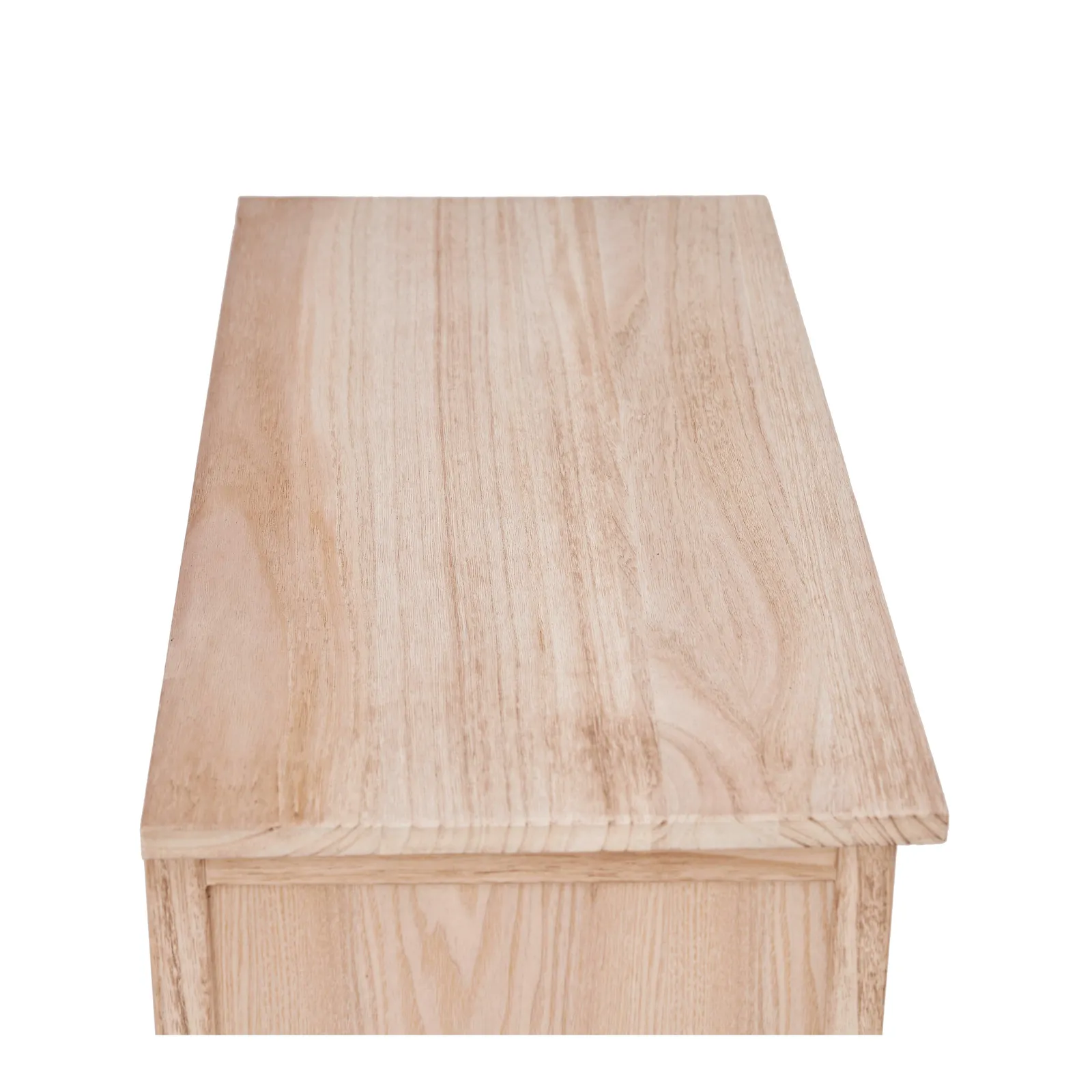 Cabinet Bits Portofino 5 Drawer Chest of Drawers Drop Brass Handle in Natural 6