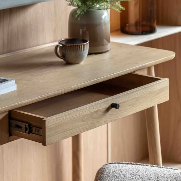 Kalia Console Table, Oak Effect 3
