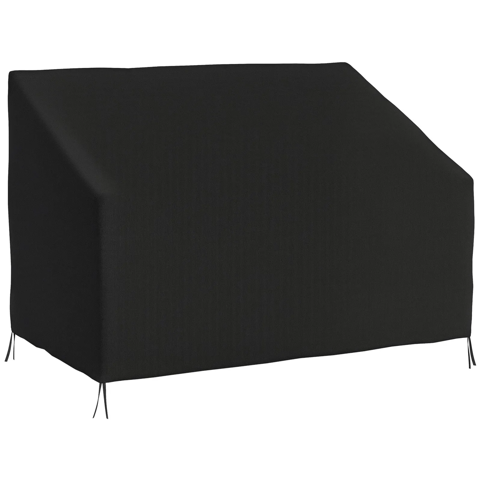 OUTSUNNY 2 Seater Rain Cover Garden Sofa Chair Bench Protector 140L x 84W x 56/94H cm in Black 2