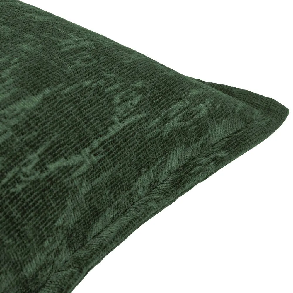 Paoletti Aurelio Chenille Jacquard Cushion in Emerald 3