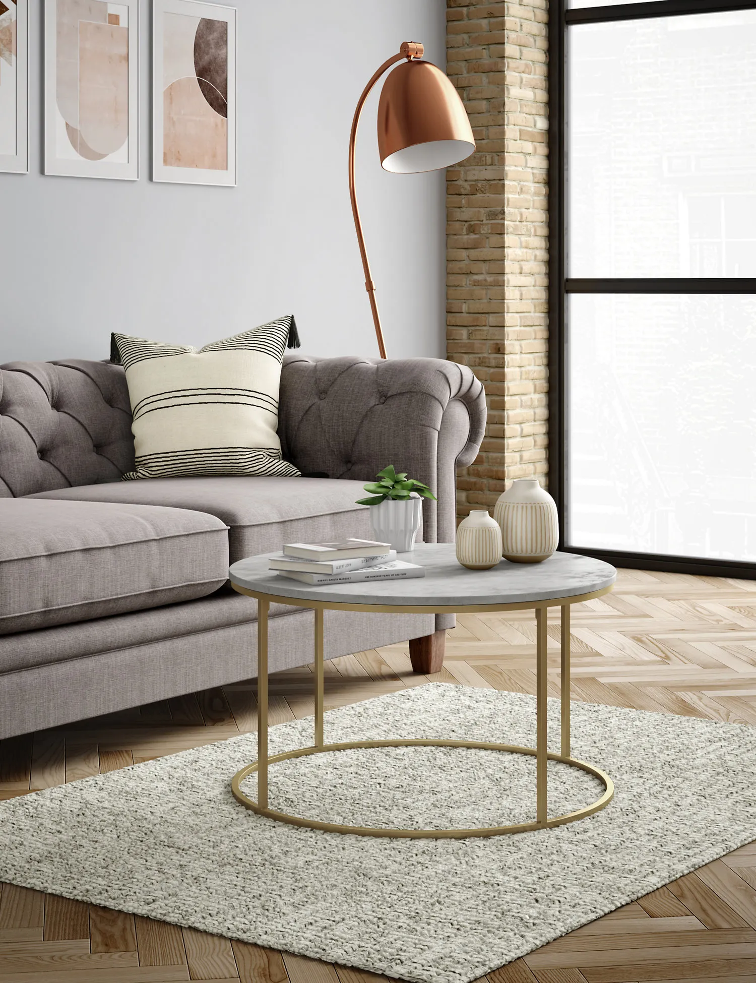 M&S Farley Round Coffee Table