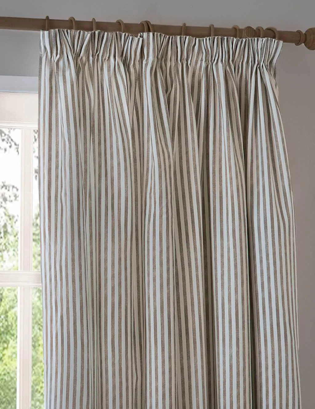 YARD Hebden Blackout Pencil Pleat Curtains Brown Mix
