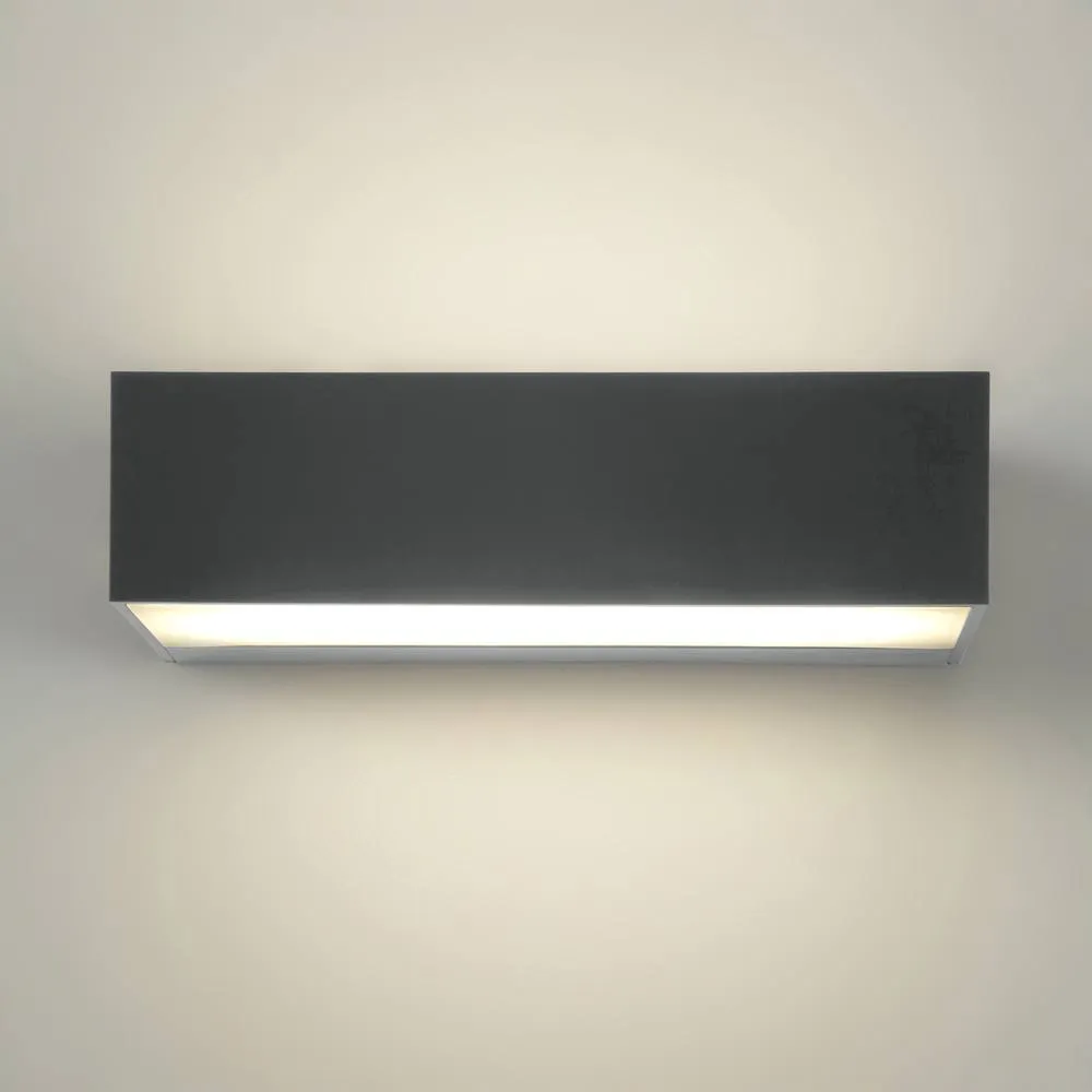 Netlighting Ara Outdoor Wall Down Lamp Urban Grey LED 9.3W 4000K IP65 On Off 3