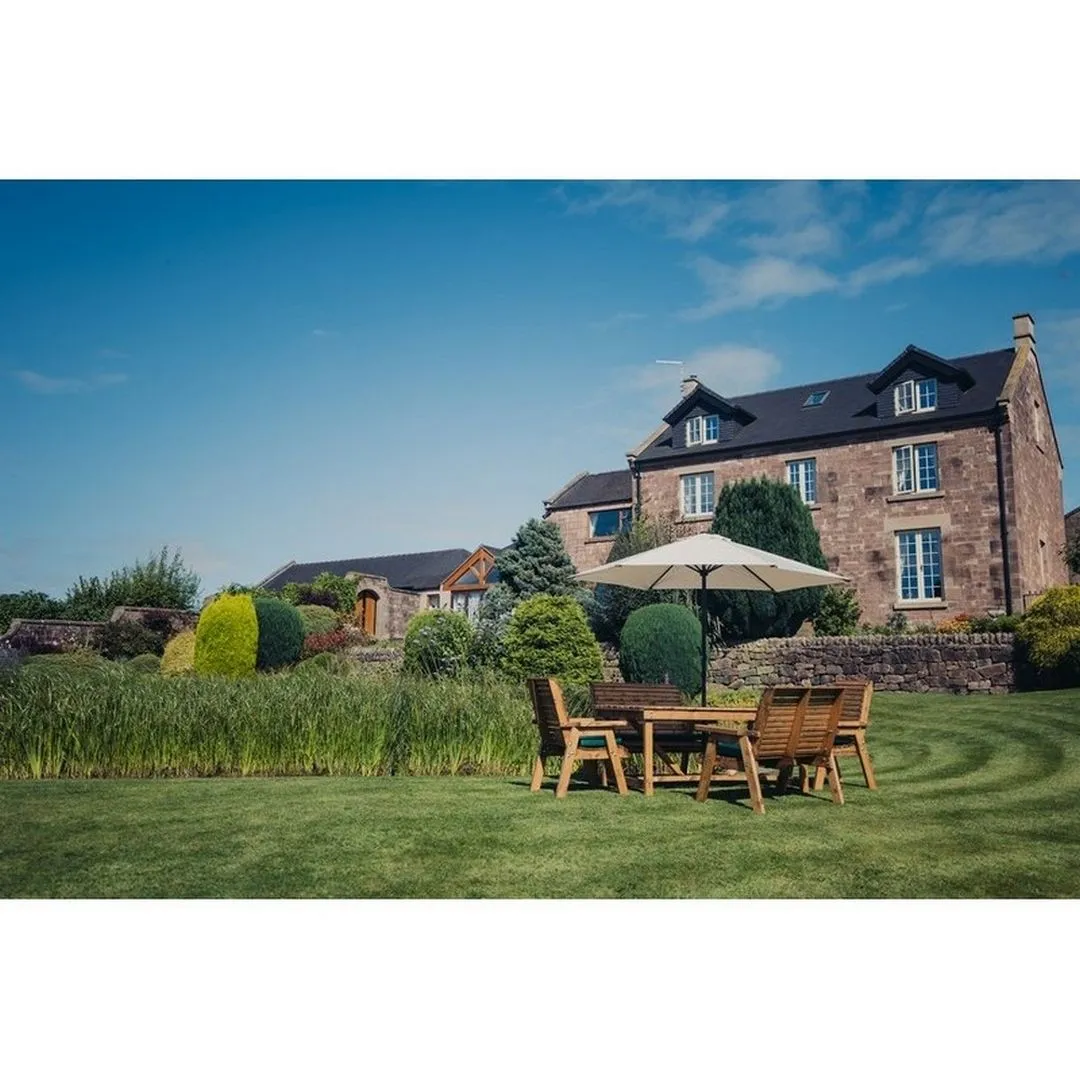 Churnet Valley Garden Furniture Ltd Valley 6 Seater Set 2XC 2XB - Timber - Minimal Assembly Required in Brown 4