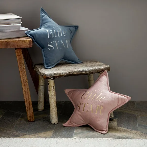 Bambino Little Star Velvet Cushion 3