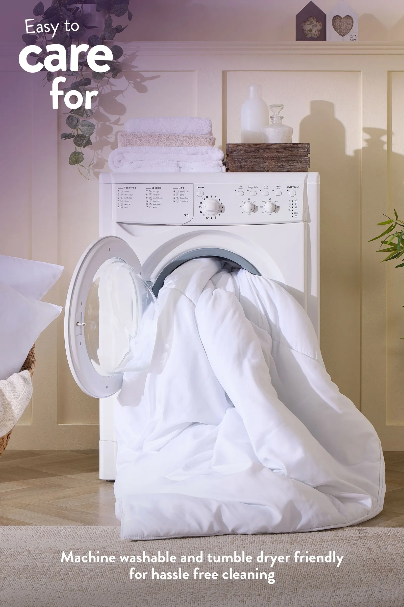 Slumberdown Warm Winter Nights 13.5 Tog Winter Duvet in White 5