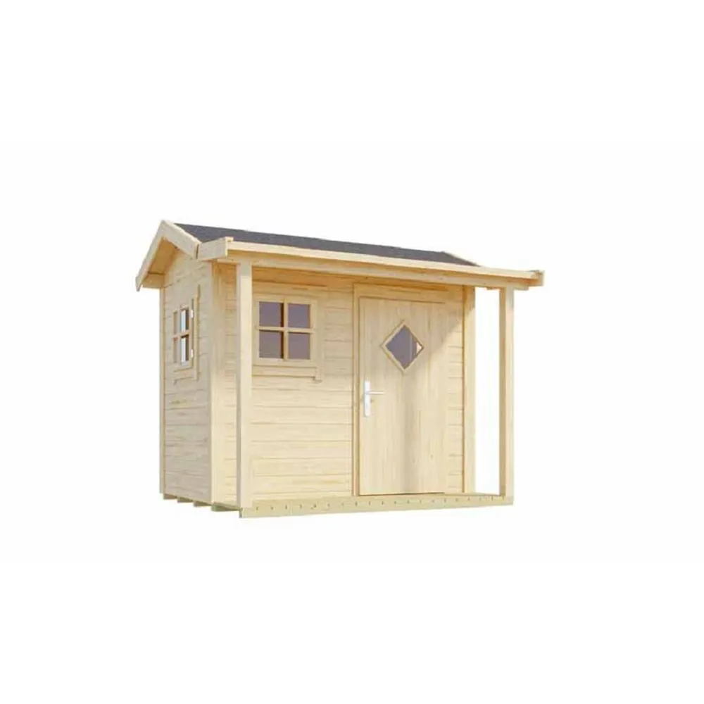 Lasita Maja Ltd Pingo-Log Cabin, Garden Room, Home Office - L230xW189.4xH188.1 cm in Natural 2