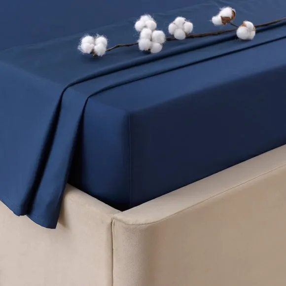 Dorma Smooth & Soft 300 Thread Count 100% Cotton Sateen Flat Sheet 2
