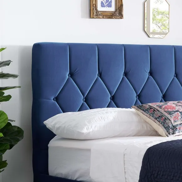 Loxley Velvet Ottoman Bed Frame 3