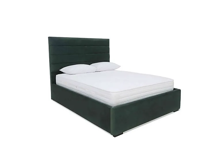 Horizon Ottoman Bed Frame - Small Double - Plush Emerald