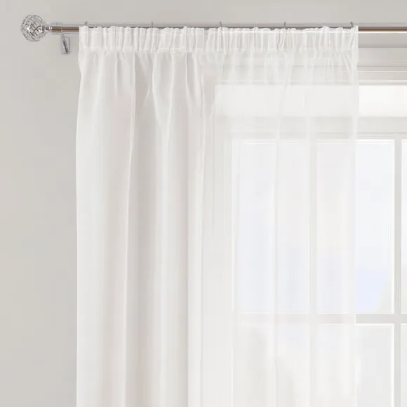 Sheer Elegance Tape Top Single Voile Panel 1