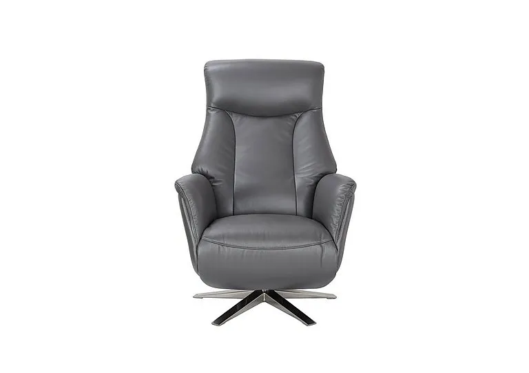 Sicily Leather Look Swivel Power Recliner Chair