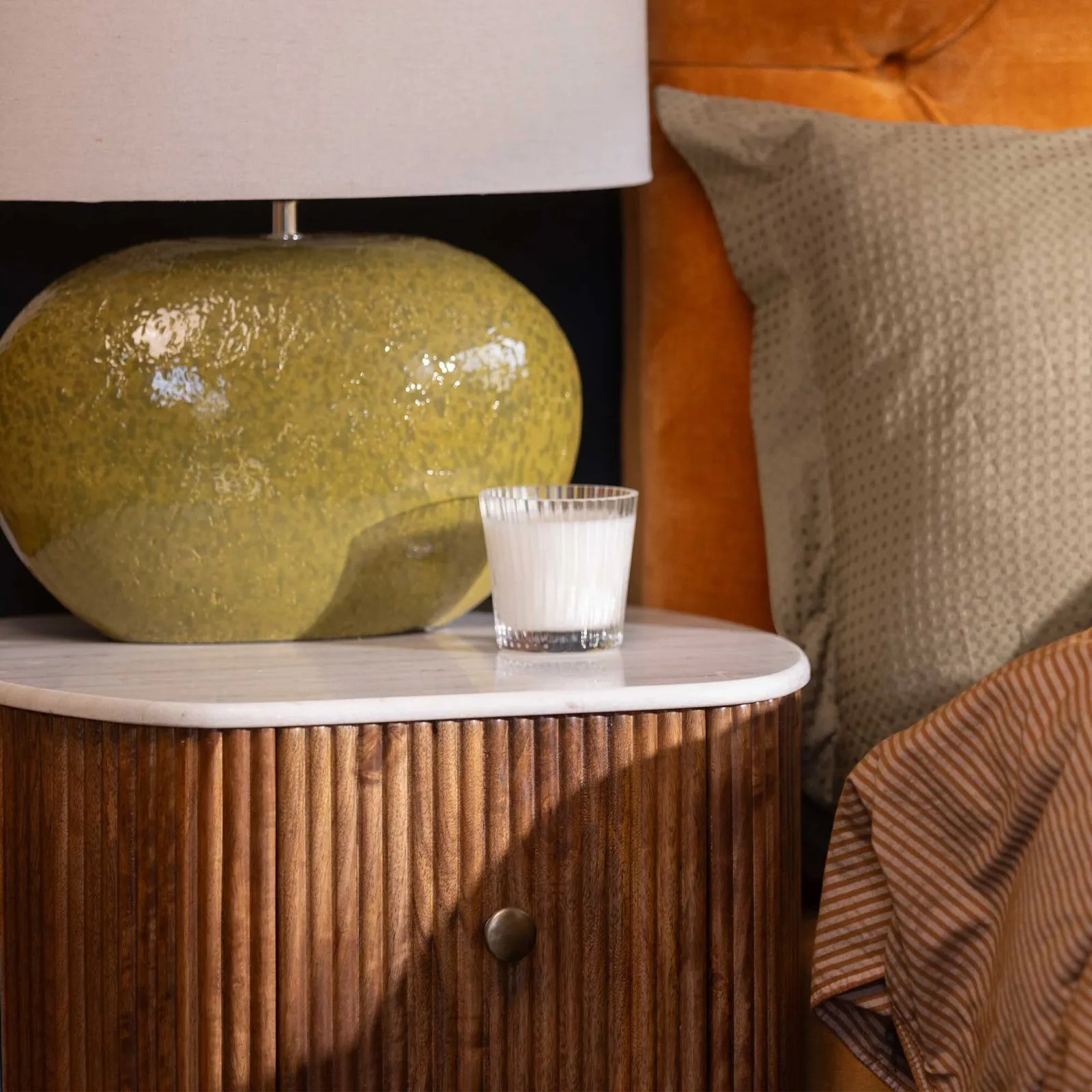 Tasso 2 Drawer Bedside Table, Wood | Barker & Stonehouse 5