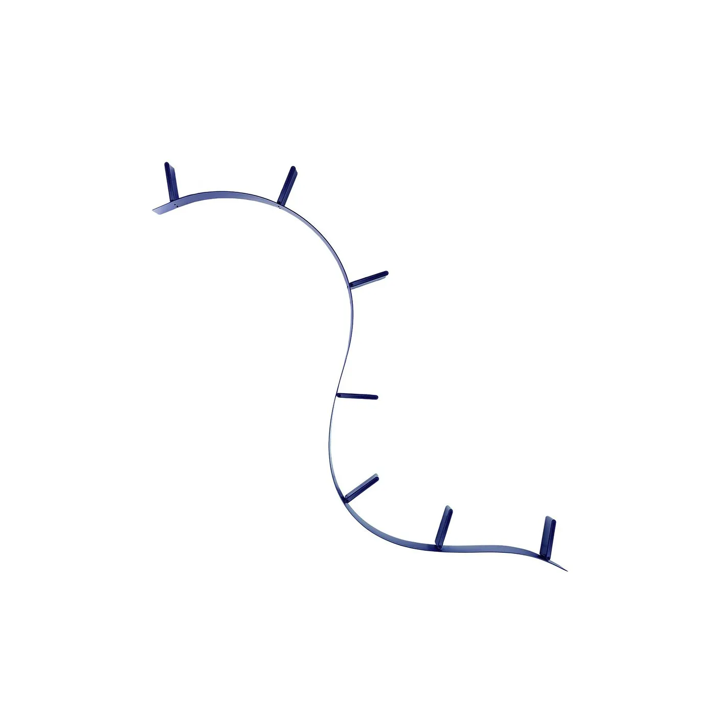 Kartell Bookworm 7 Bookends Cobalt Shelf 1
