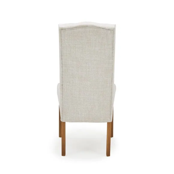 Darcy Set of 2 Dining Chairs, Linen 6