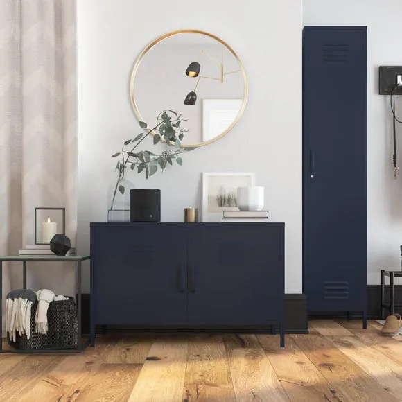 Return - Bradford 2 Door Metal Accent Cabinet 4