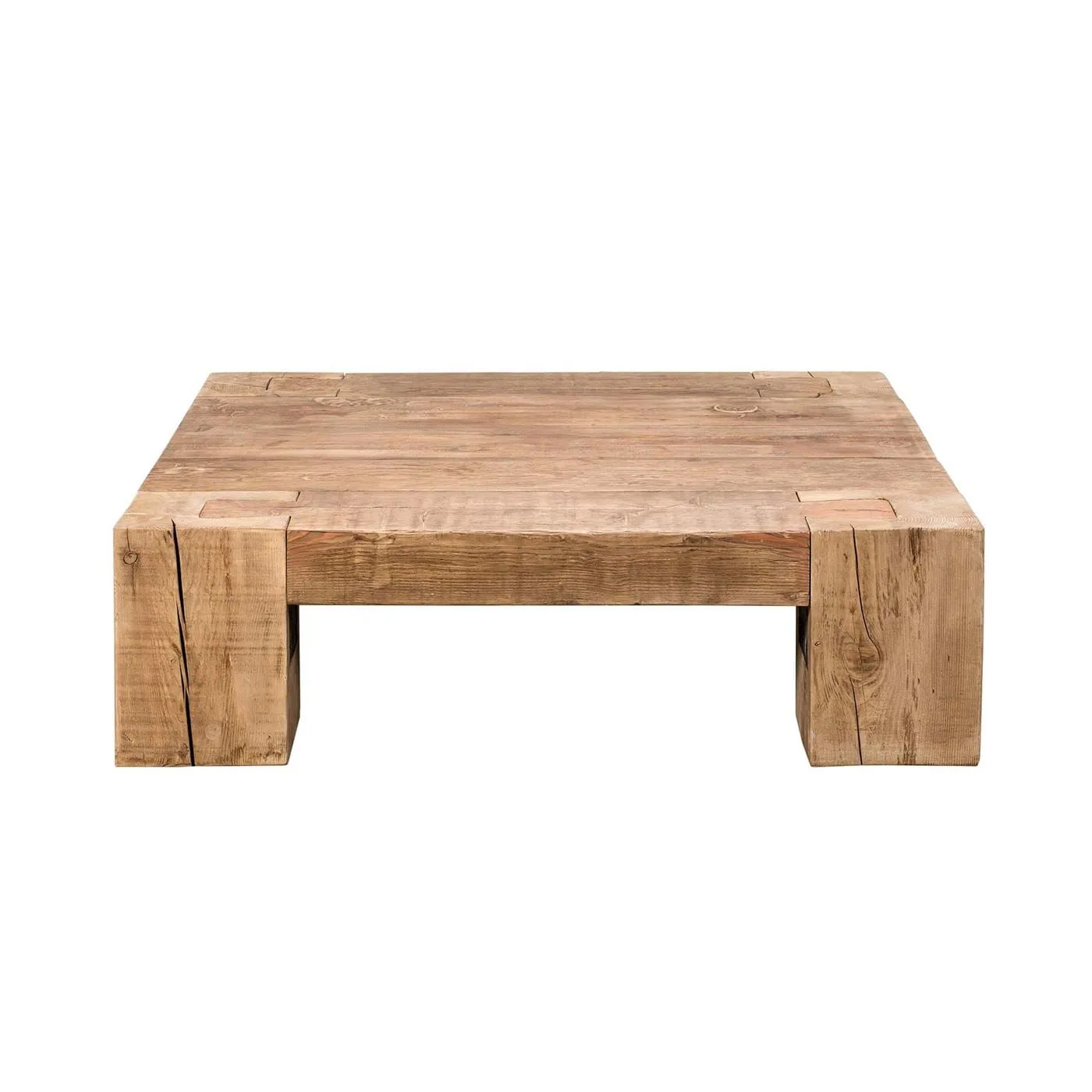 Timothy Oulton English Beam Coffee Table 140X140Cm, Neutral Wood | Barker & Stonehouse 4
