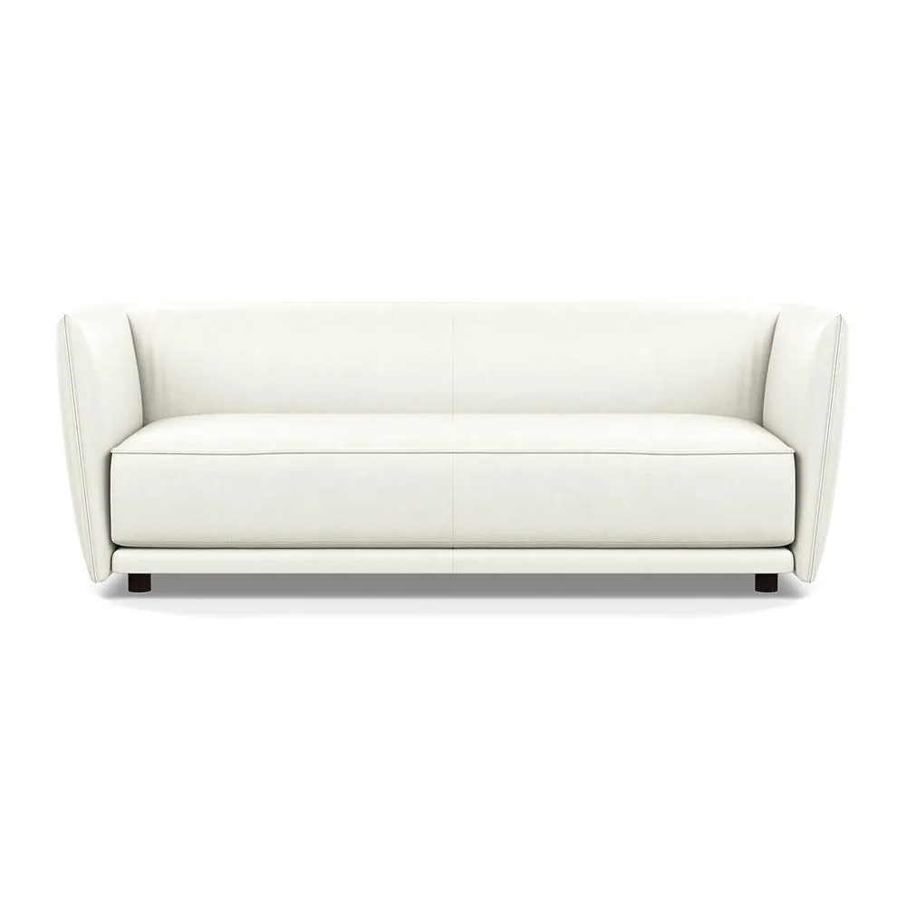 Heal's Valley 3 Seater Sofa Linea White Walnut Stain Feet 1