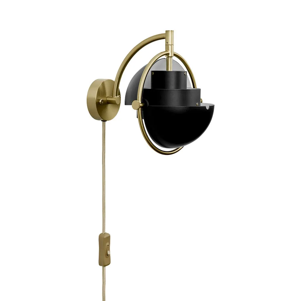 Gubi Multi-Lite Wall Light Brass/Black 2