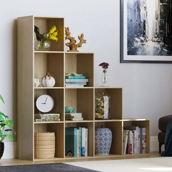Vida Designs Durham 10 Cube Staircase Storage Unit 1