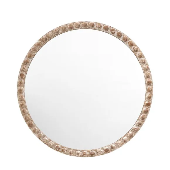 Cedar and Sage Lio Round Wall Mirror
