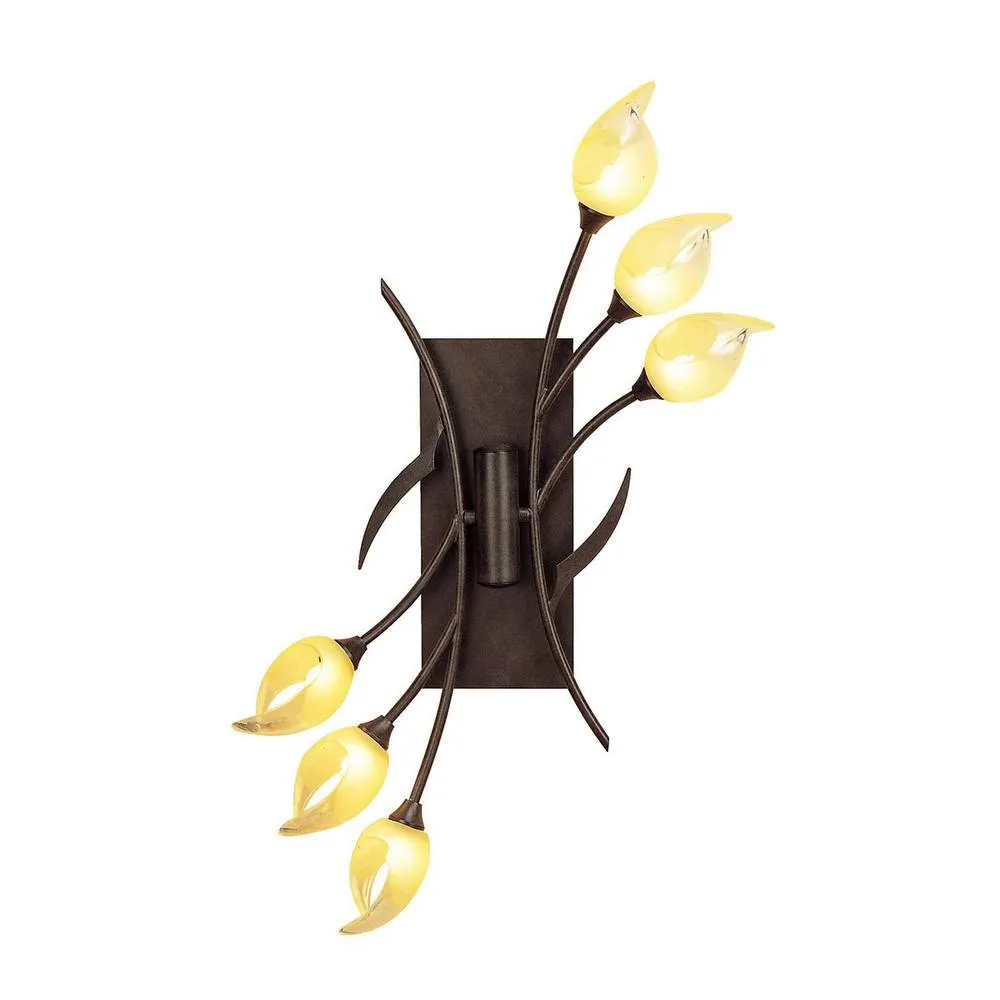 Netlighting Holland CeilingWall Switched 6 Light G9 BrownBlack Oxide in Brown