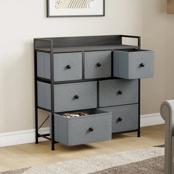 Maye 7 Drawer Fabric Chest 2