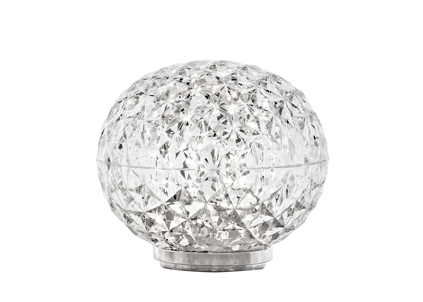 Kartell Planet LED Portable Table Lamp Crystal Mini