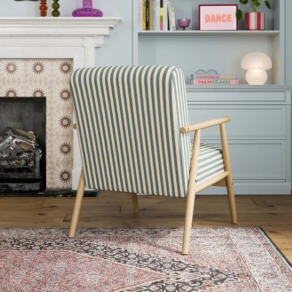 Alpine Linford Stripe Spindle Chair 2