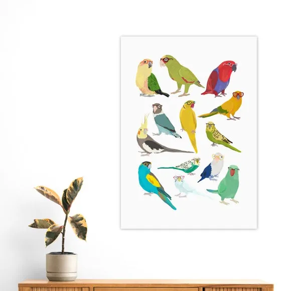 East End Prints Parrots Print 1