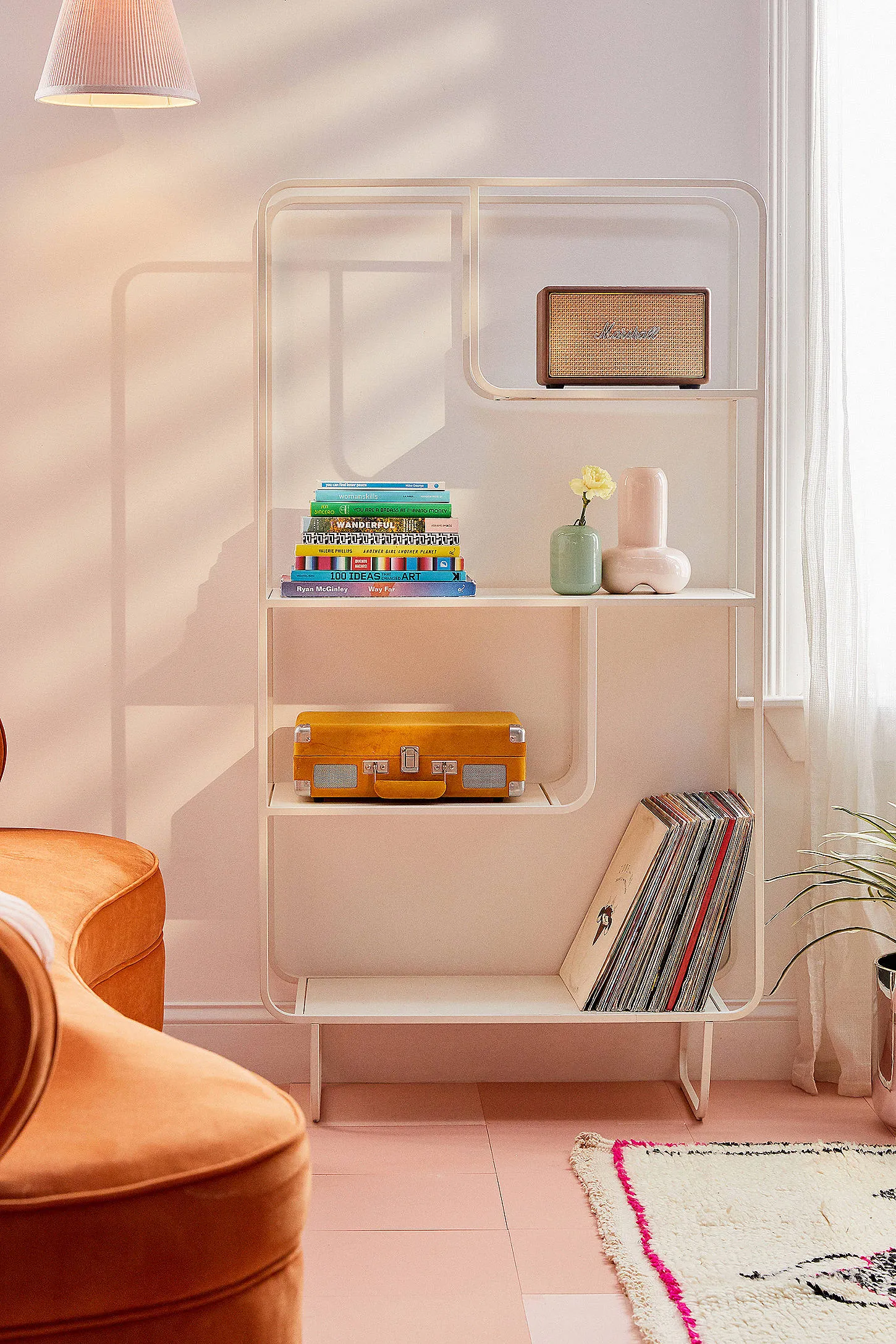 Alana White Bookcase - White