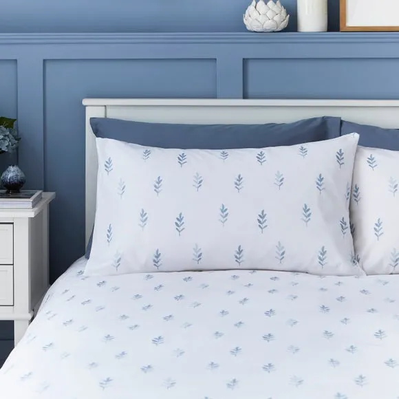 Harper Stem Floral 144 Thread Count 100% Cotton Duvet Cover & Pillowcase Set 2