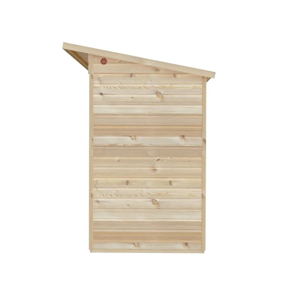 Shires Lela 12x4 Summerhouse - L125.8 x W357 x H229.9 cm in Light Brown 5