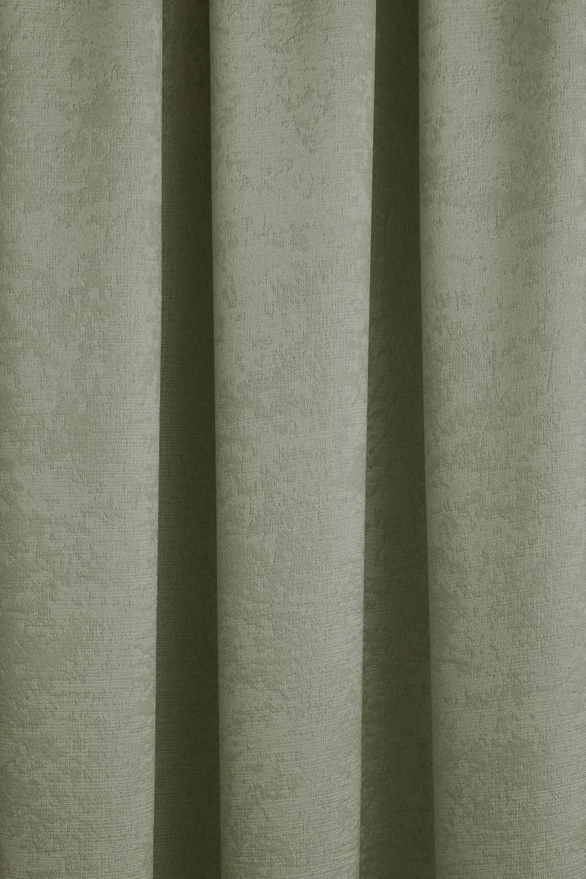 Fusion 'Galaxy' Pair of Light Reducing Thermal Effect Pencil Pleat Curtains in Green 3