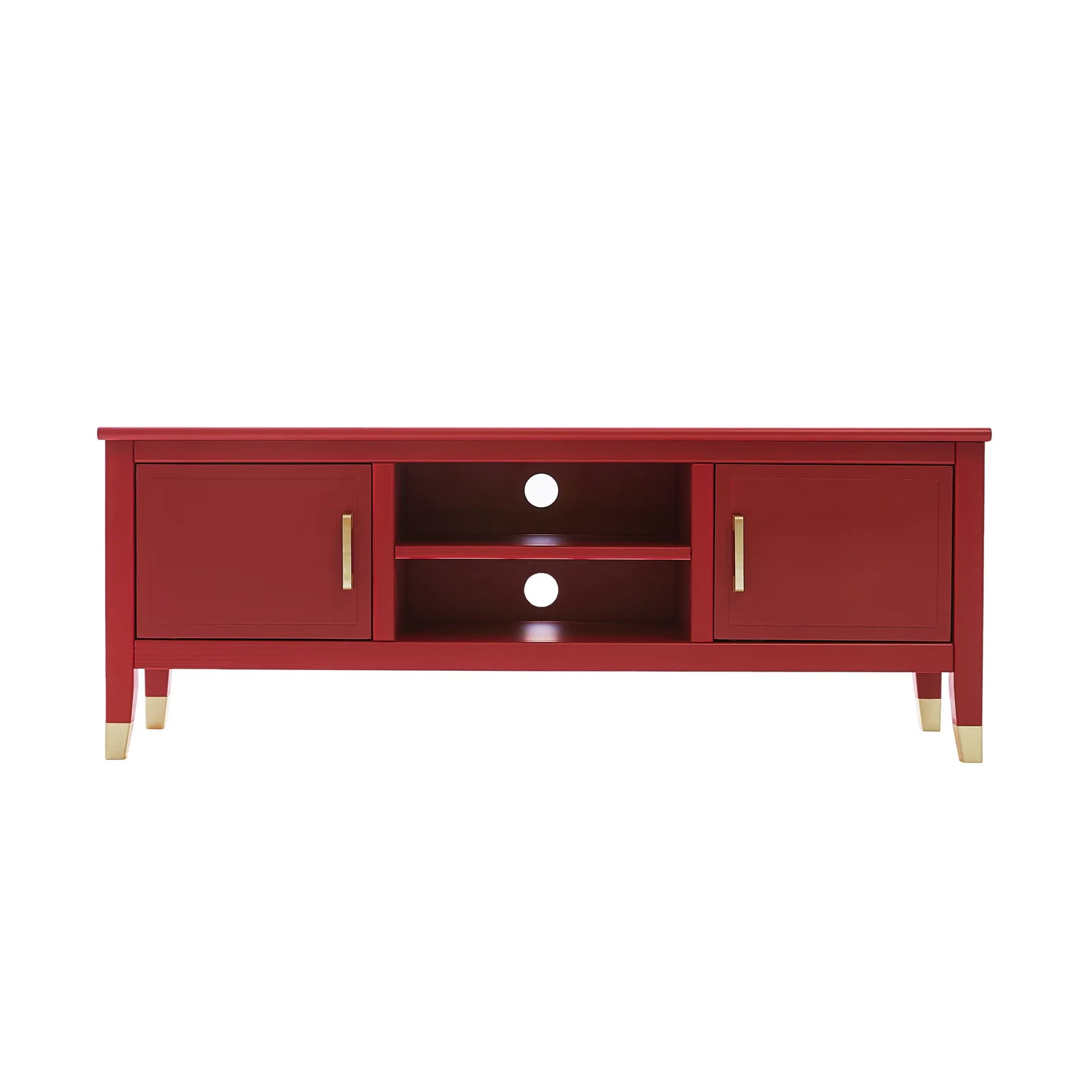Cabinet Bits Palazzi 2 Door TV Unit H45 W120 D35cm in Red